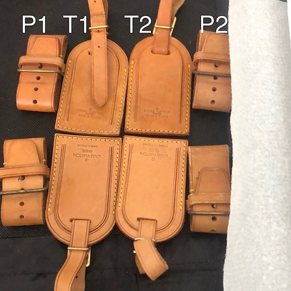 LOUIS VUITTON Luggage Tag / Poignet Set Authentic - Picture 6 of 17
